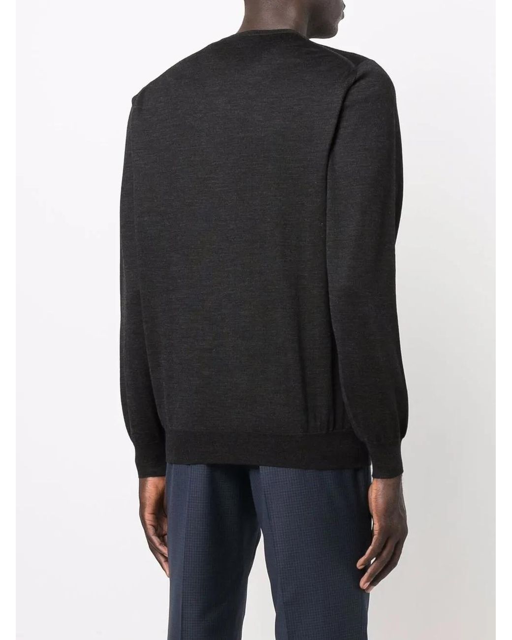 Fedeli Pullover Mit V-Ausschnitt in Black für Herren