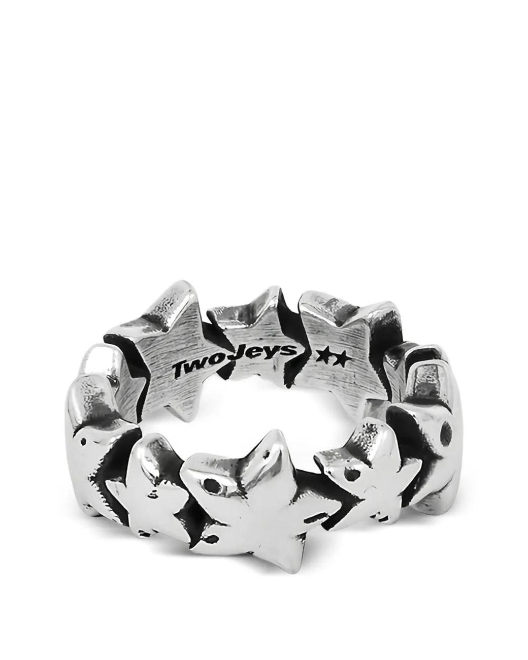 Twojeys Metallic Ring Mit Sternband