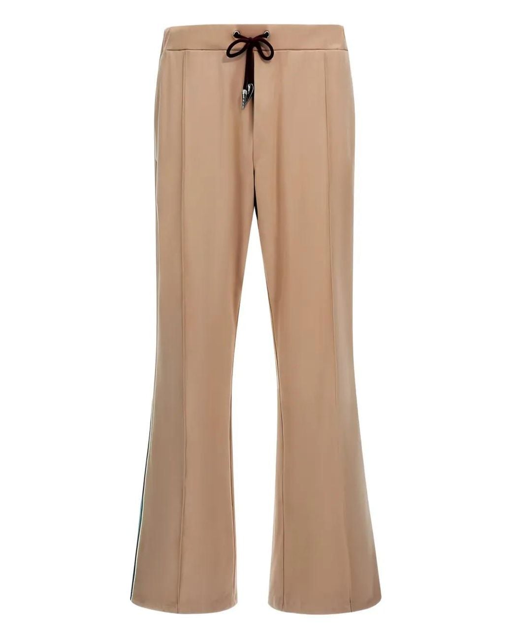 Roberto Cavalli Natural Side-Stripe Flared Trousers for men