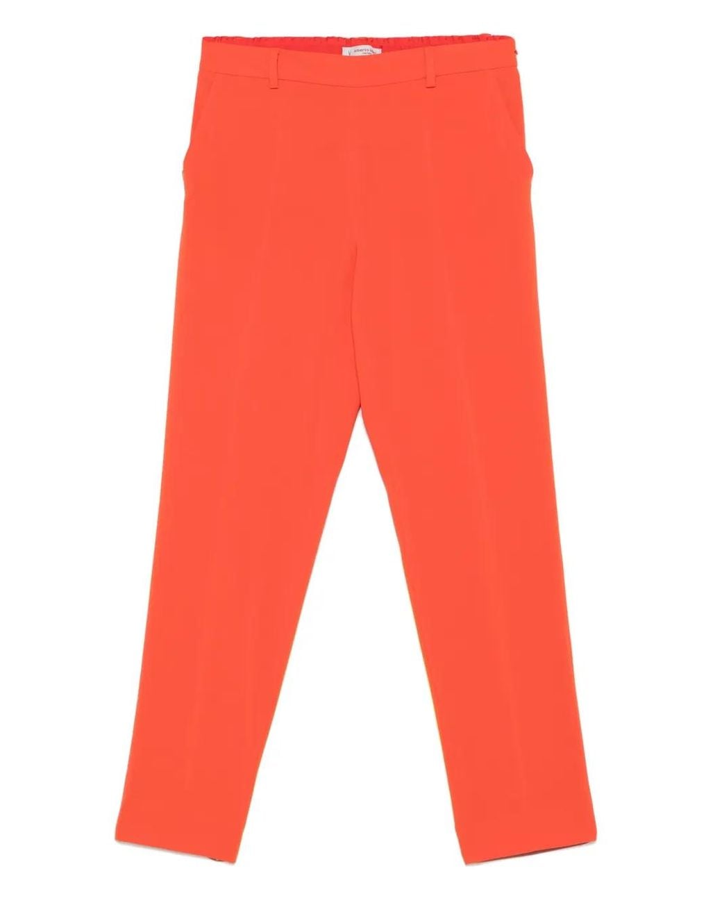 Alberto Biani Red Pantalon À Coupe Fuselée