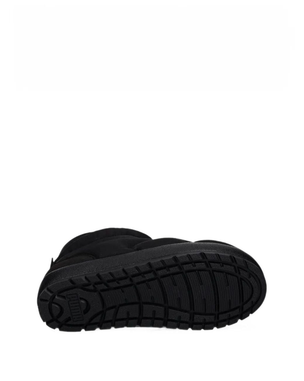 PUMA Black Quilted Toggle-Fastening Boots