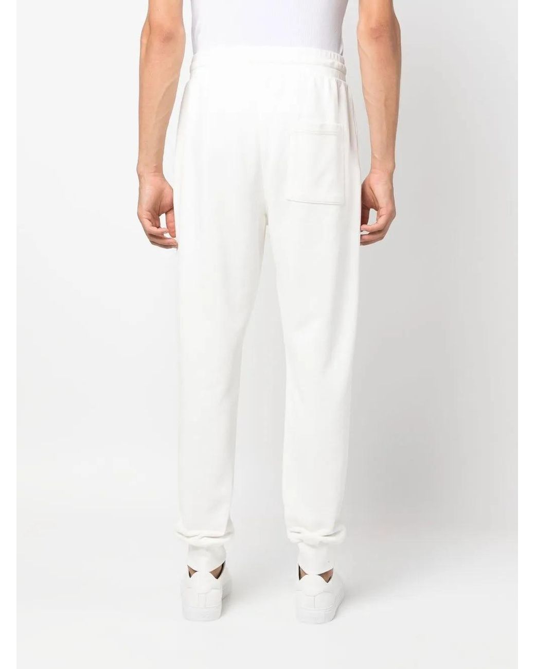 Casablanca White Logo-Print Track Pants for men