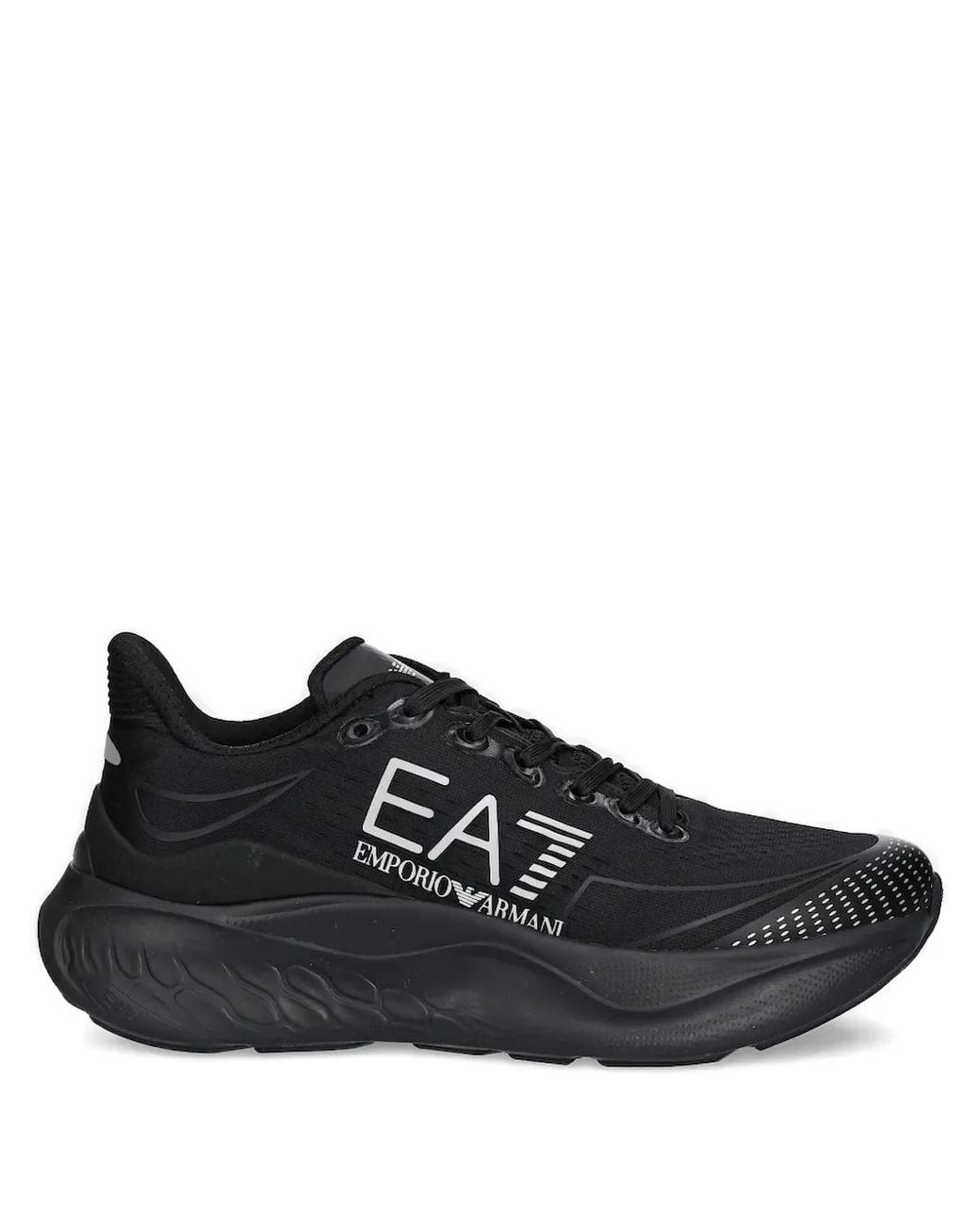 Sneakers Con Logo di EA7 in Black da Uomo