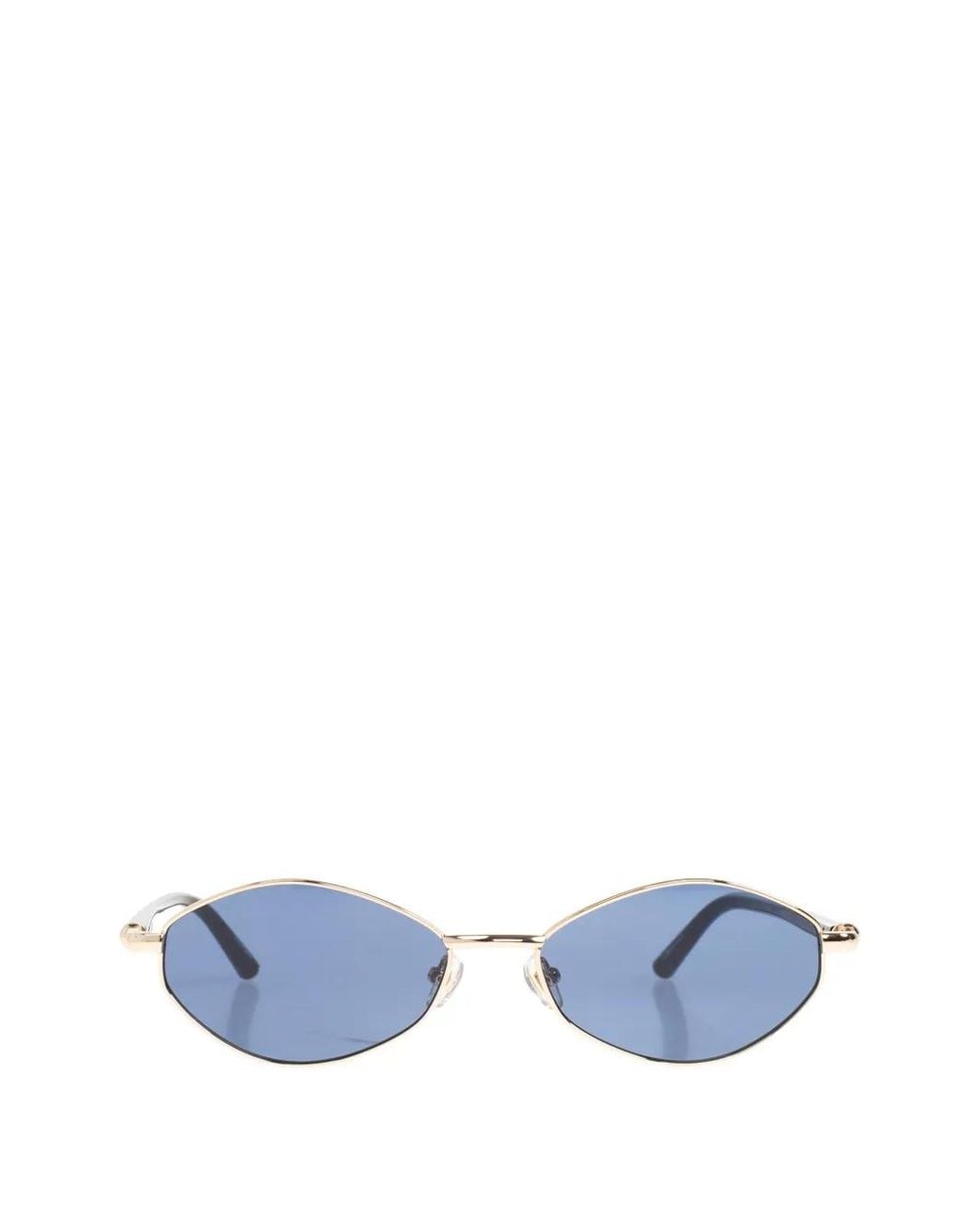 Jacquemus Blue Oval-Frame Sunglasses