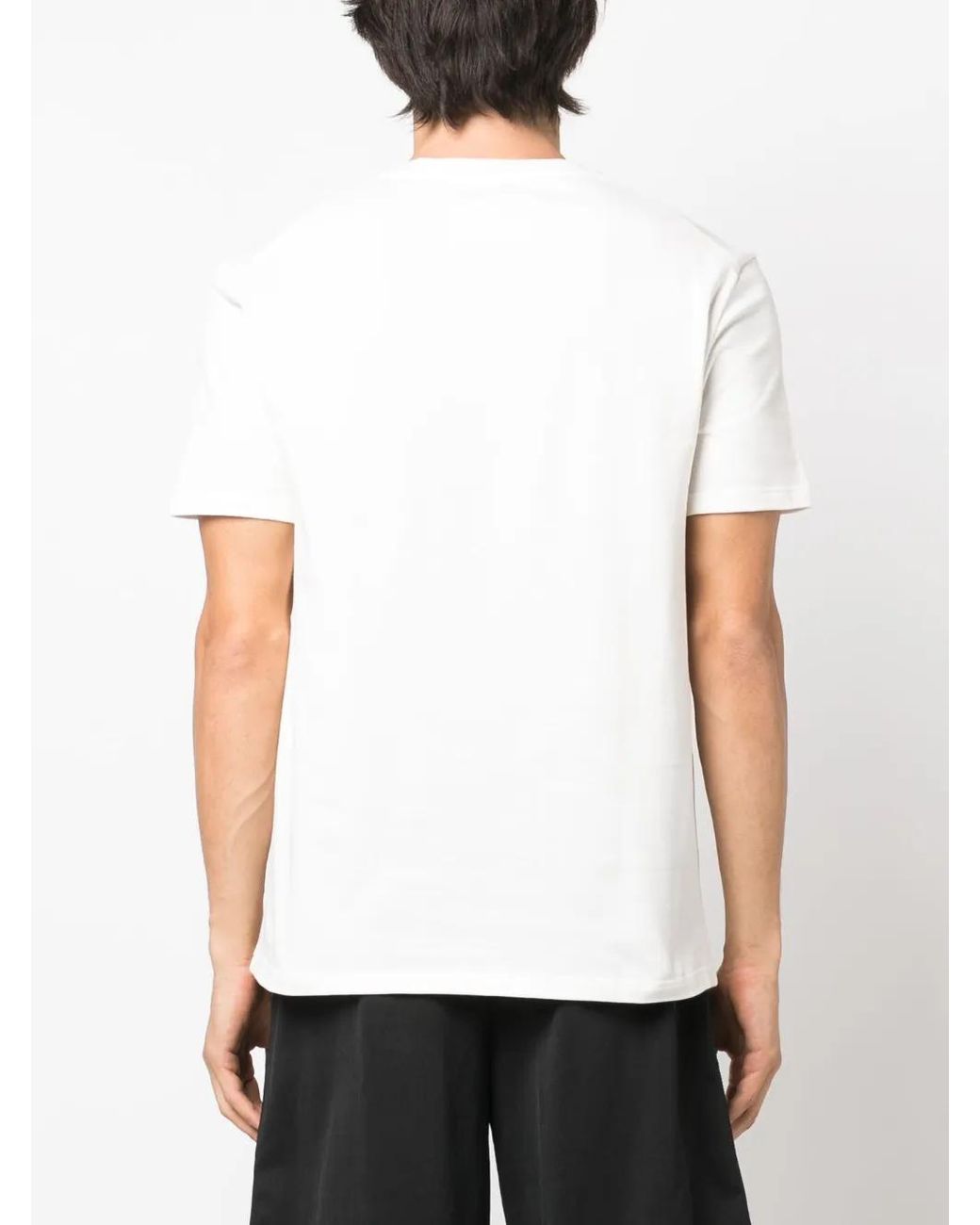 Jil Sander White Cotton T-Shirt for men