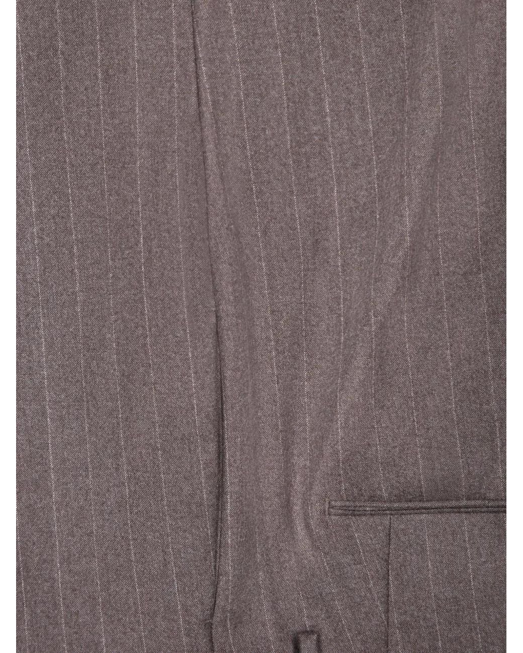 Tagliatore Gray Pinstripe Double-Breasted Suit for men