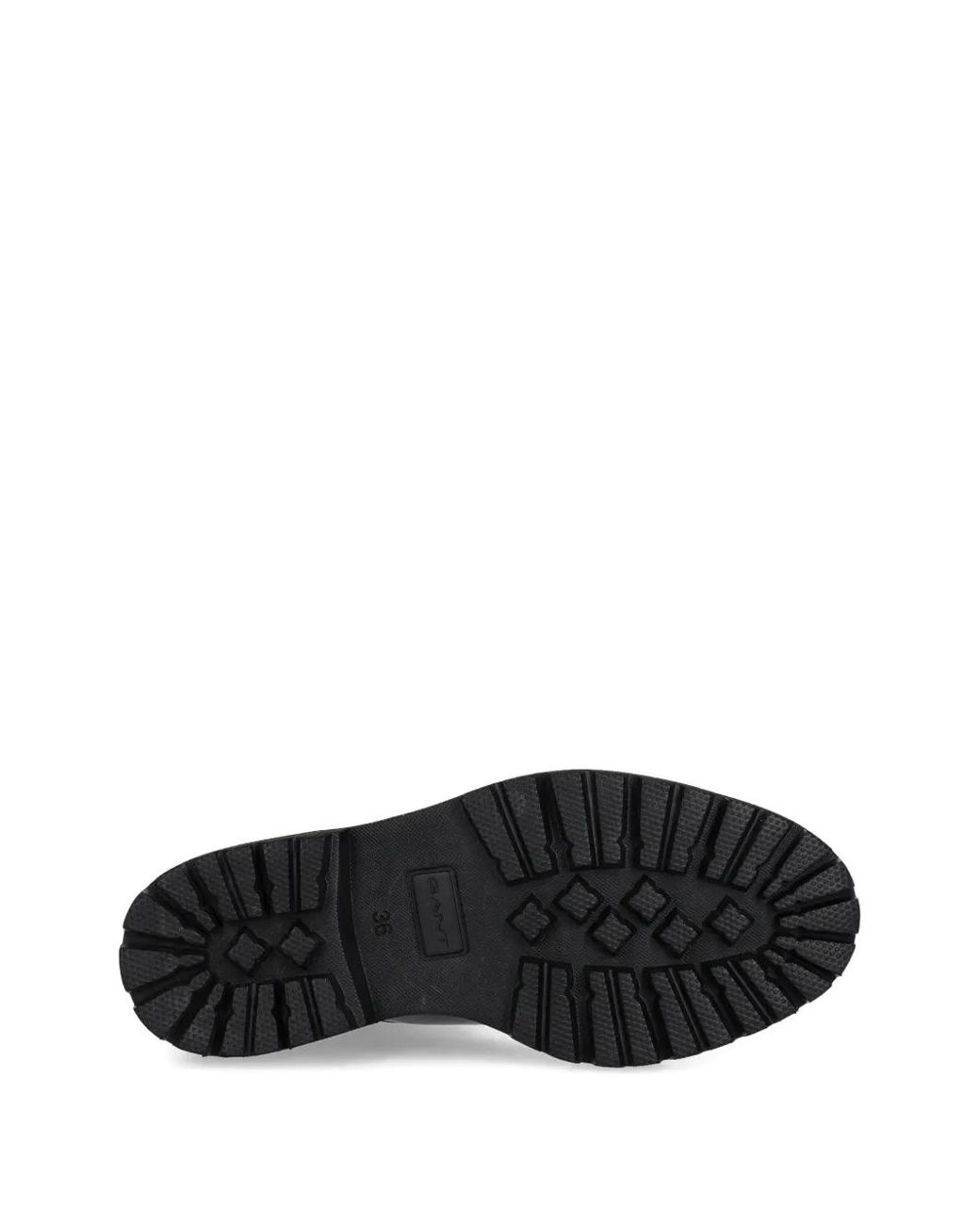 Gant Black Brogue-Detail Pull-On Boots