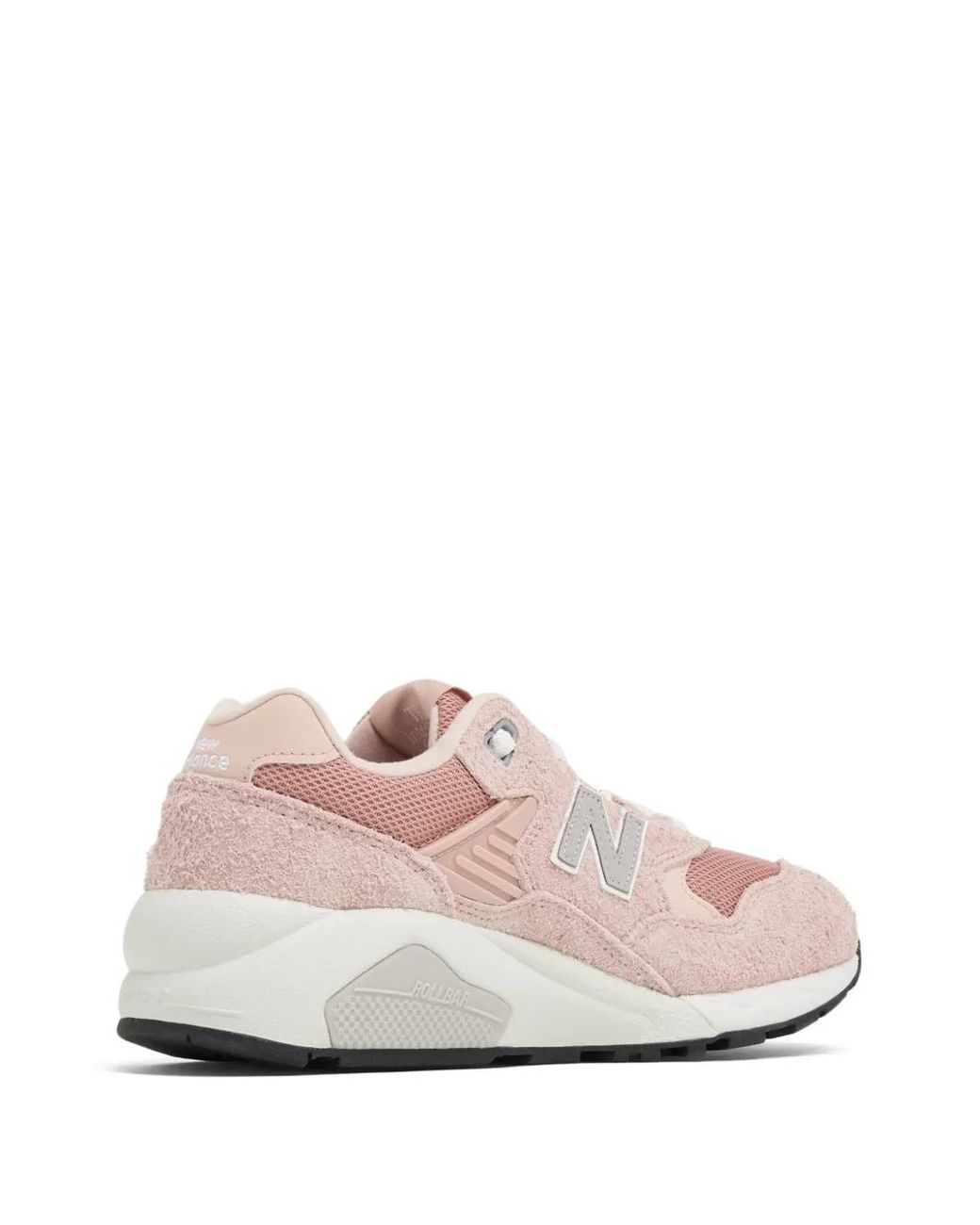 New Balance Pink Sneakers Mit Logo-Patch