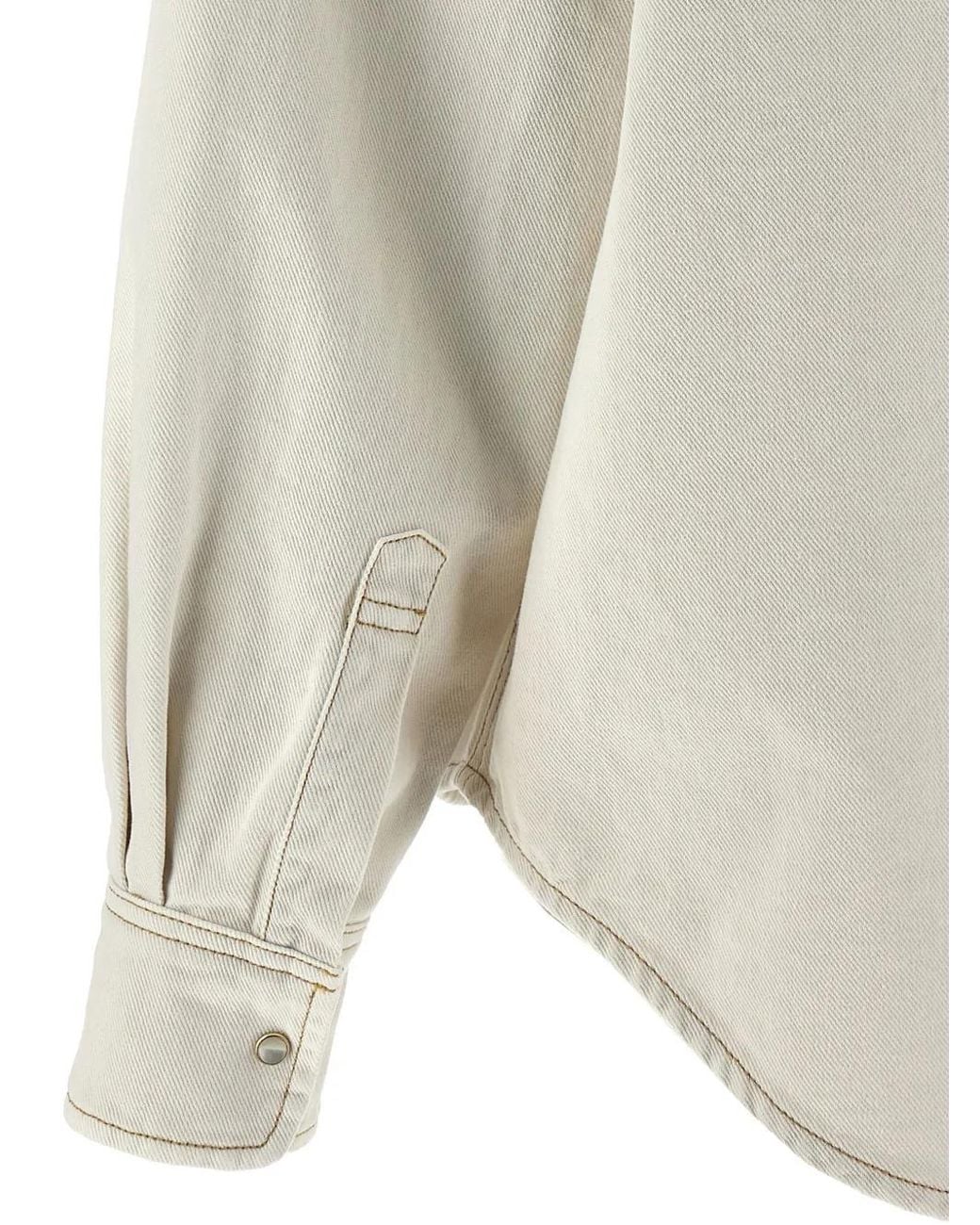 Bally White Denim Shirt