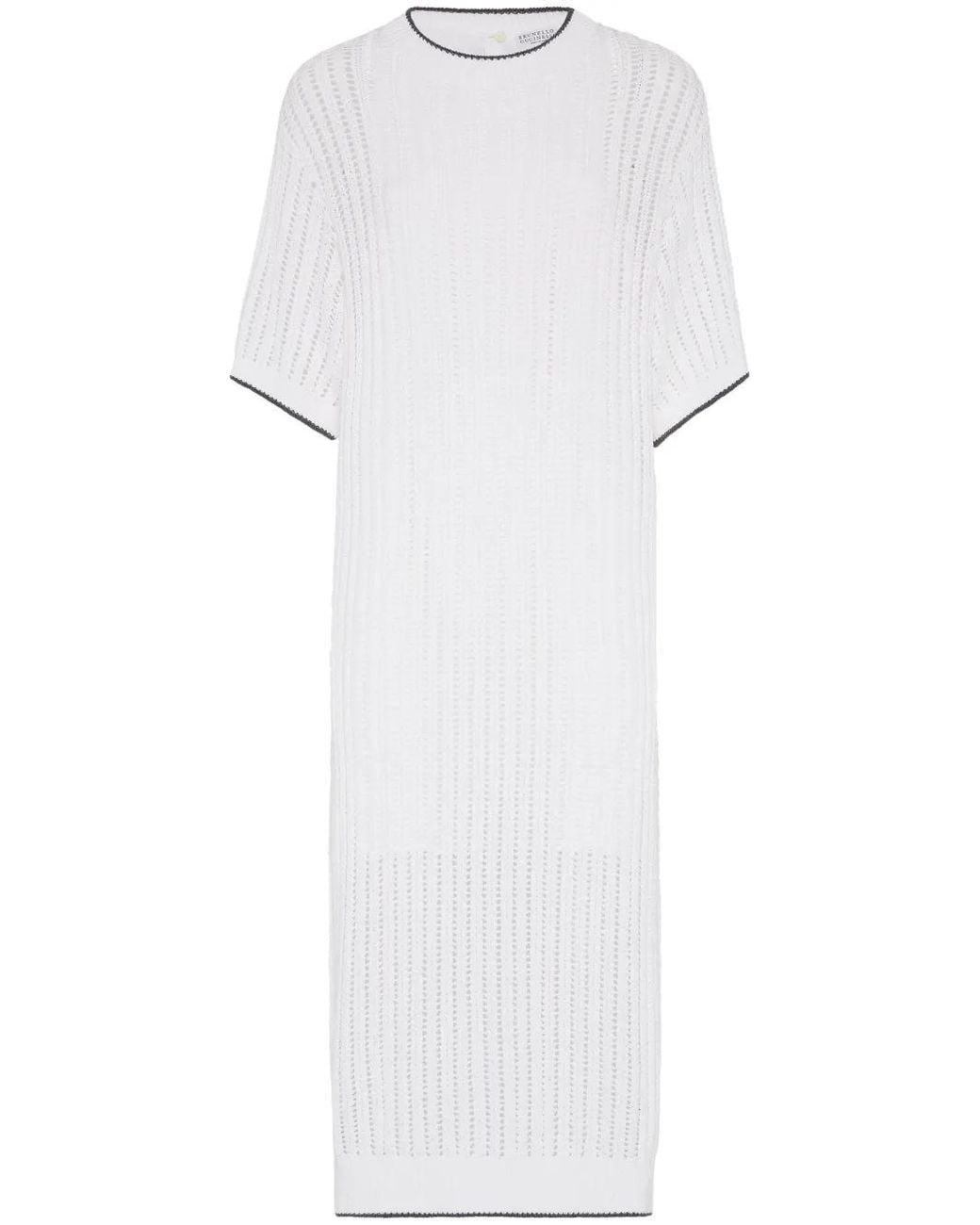 Brunello Cucinelli White Dresses