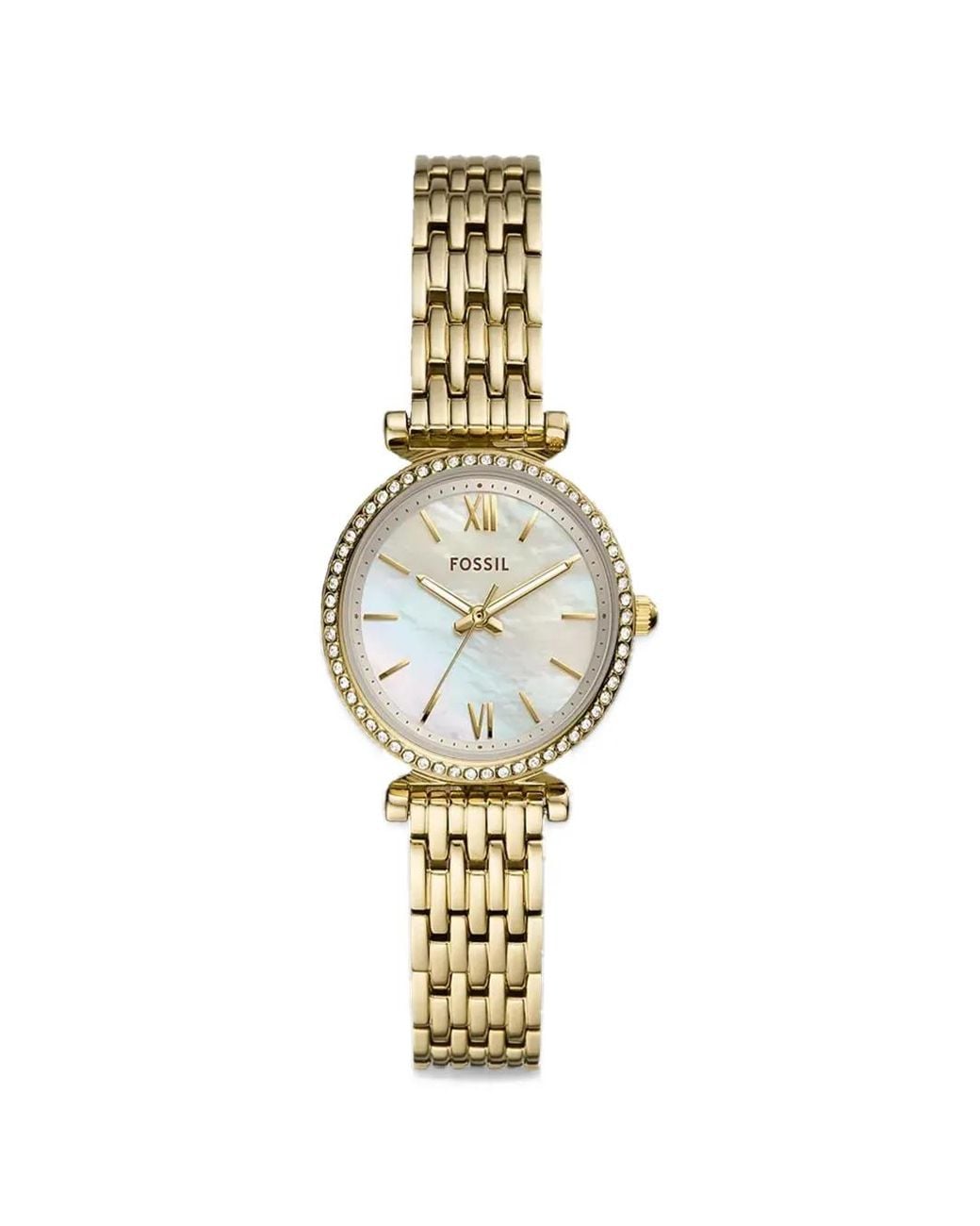 Fossil Metallic Carlie Mini 28Mm Watch