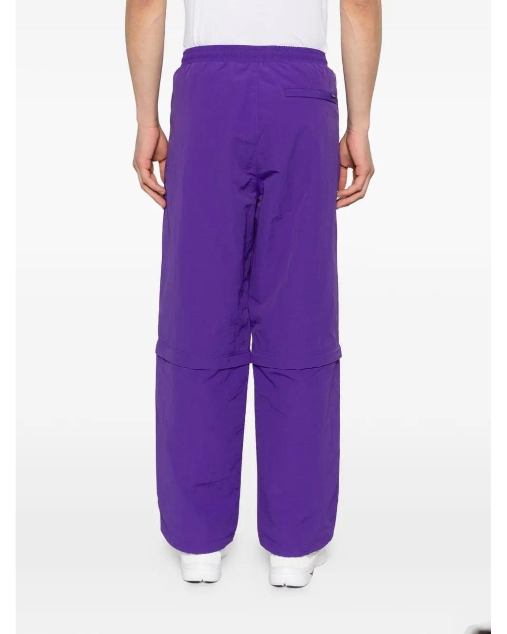 AWAKE NY Purple Convertible Drawstring Trousers for men