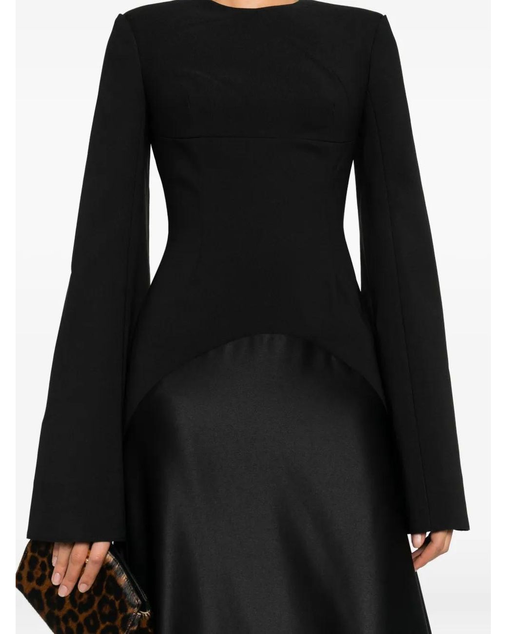 Solace London Black Claudine Maxi Dress