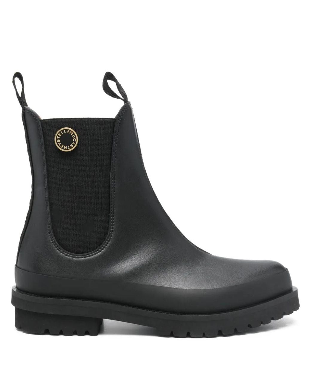 Stella McCartney Black Chelsea Boots