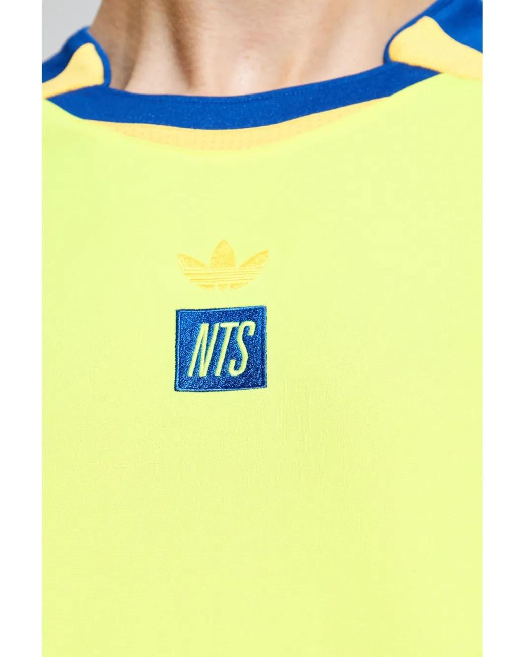 Adidas Blue X Nts Croyal Beamye Recycled-Polyester T-Shirt for men