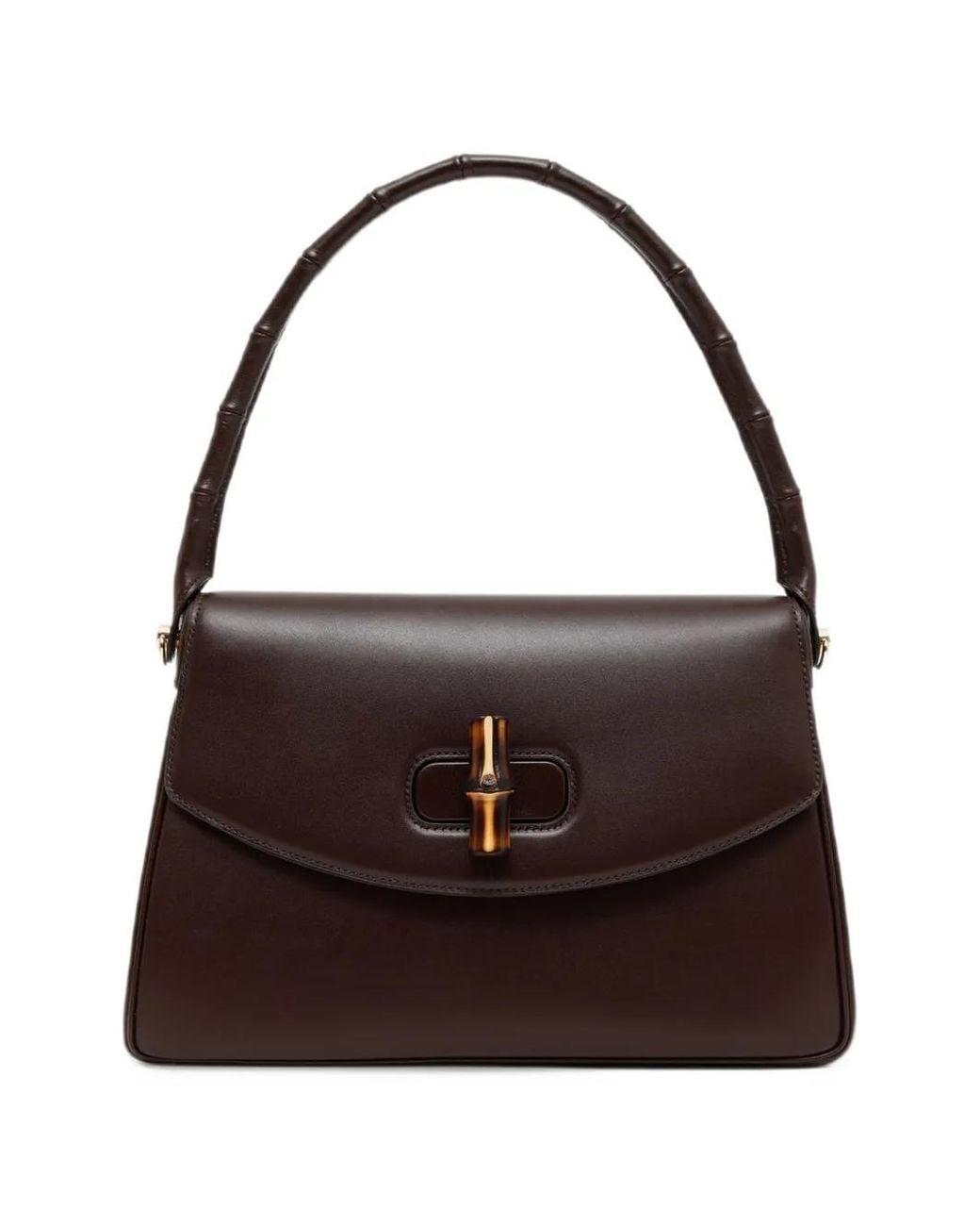 Gucci Brown Bamboo Vendetta Medium Top-Handle Bag