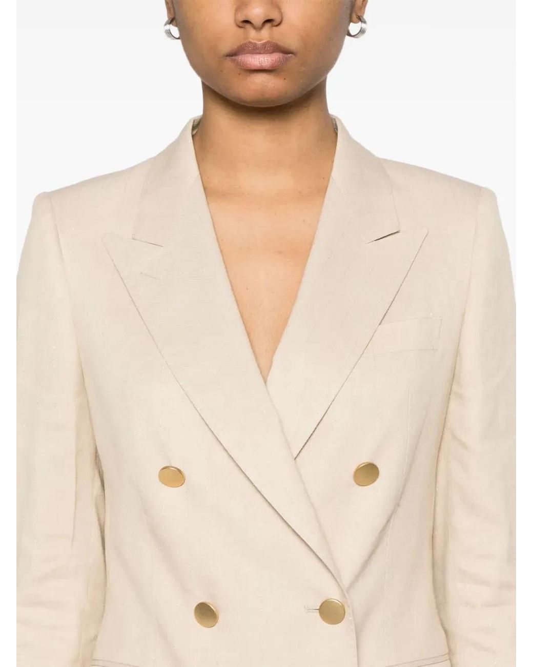 Traje con doble botonadura Tagliatore de color Natural