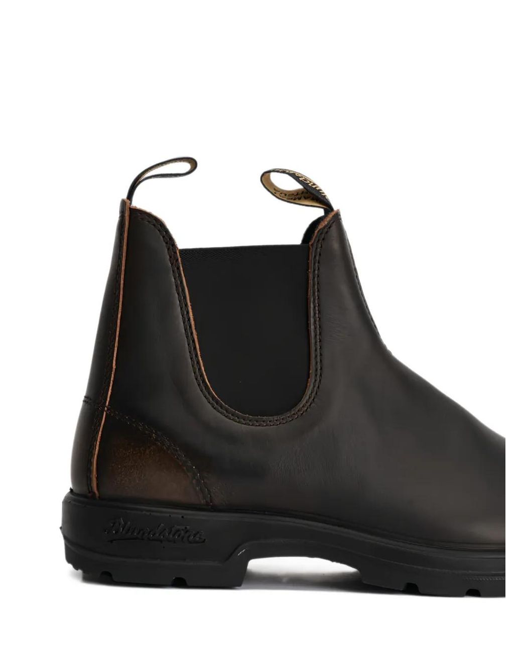Blundstone Black Leather Chelsea Boots for men