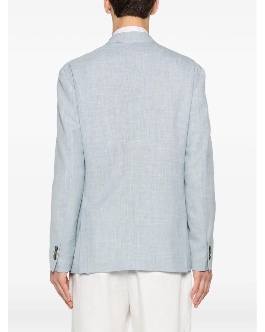 Lardini Blue Blazer Roma À Simple Boutonnage for men