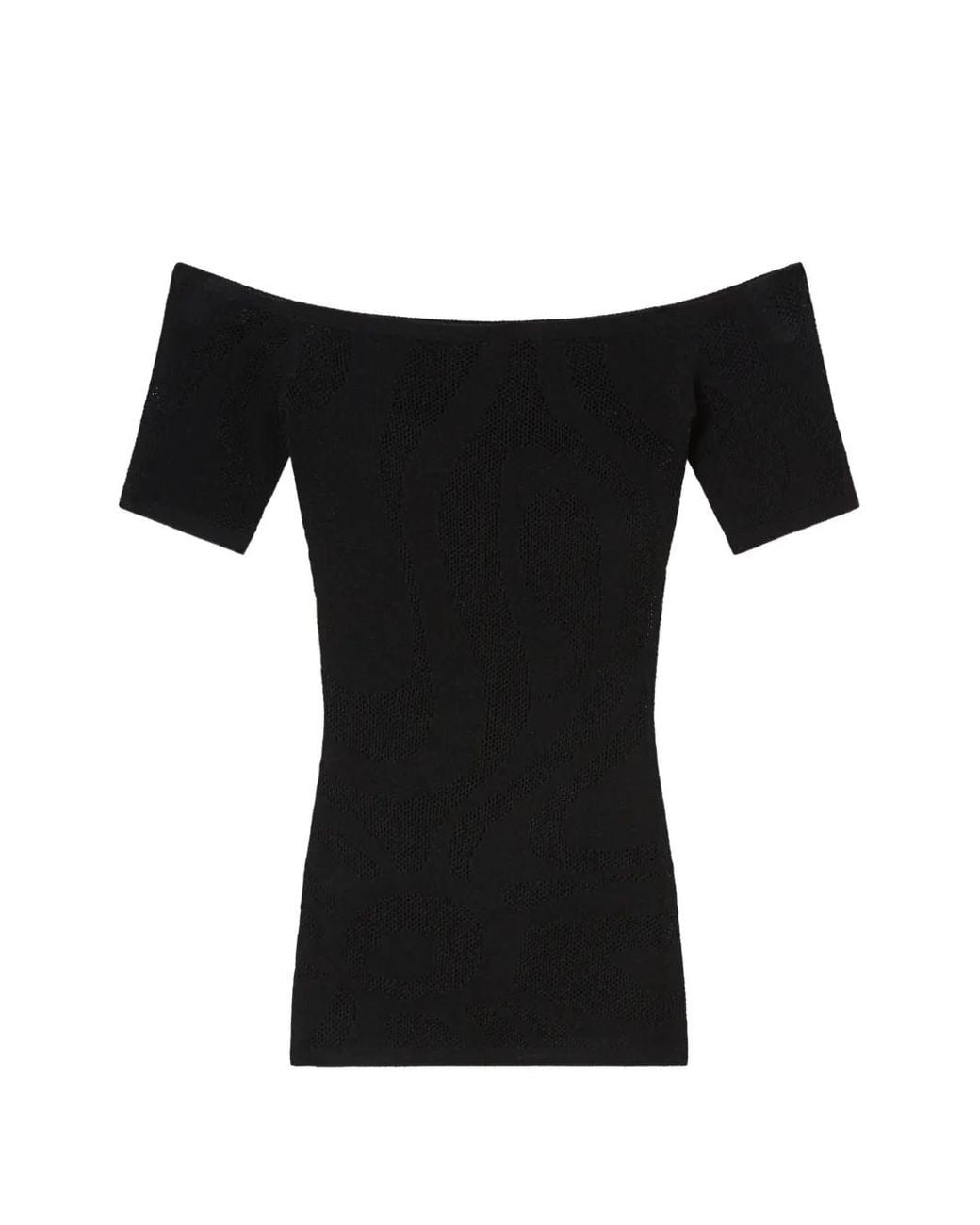 Emilio Pucci Black Short-Sleeved Top