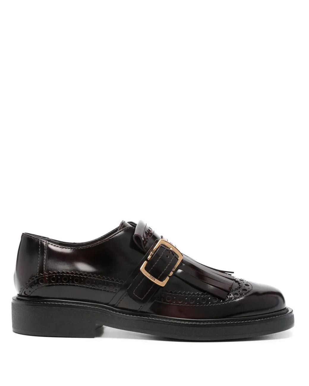 Tod's Black Monk-Strap Brogues