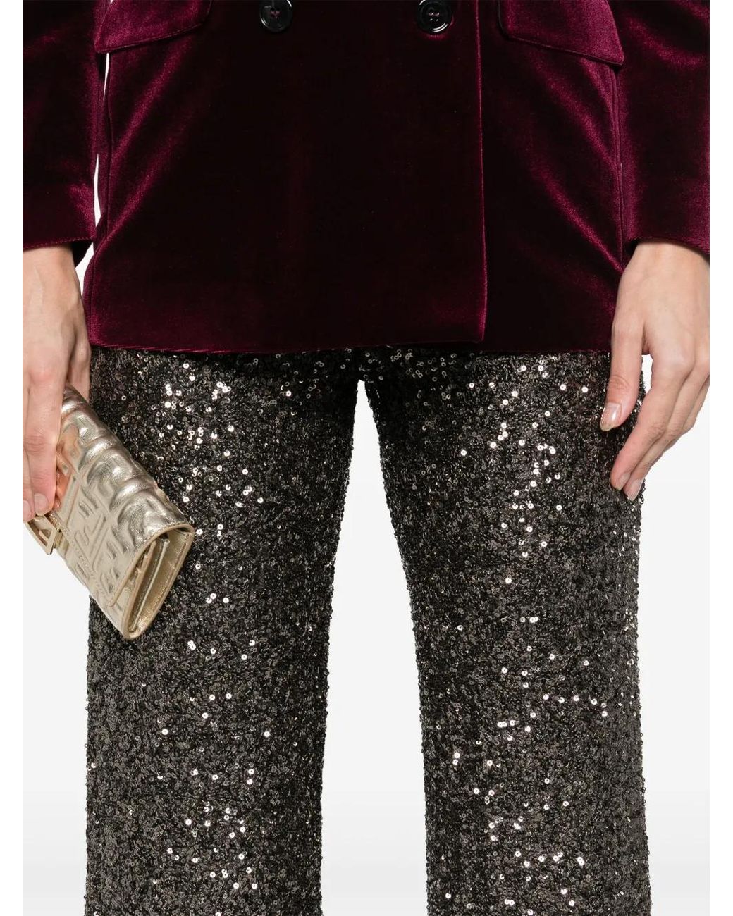 Blanca Vita Gray Pomezia Trousers