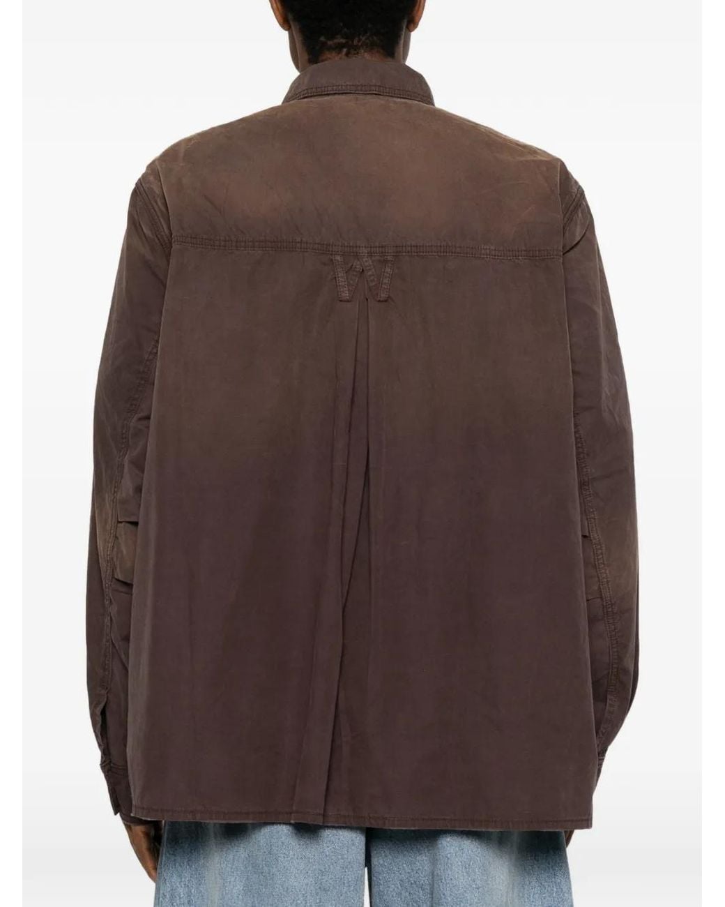 Willy Chavarria Brown Corcoran Overshirt for men