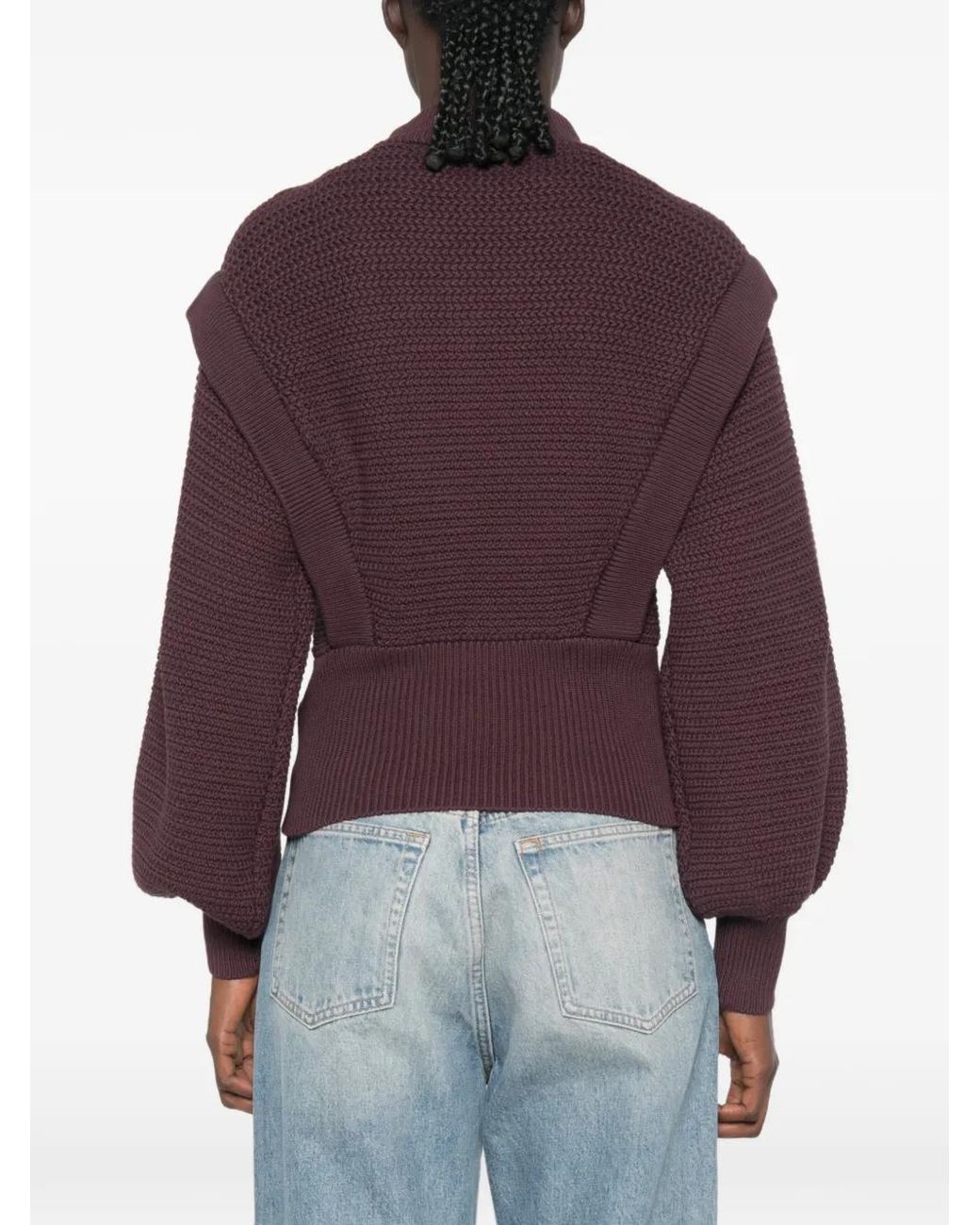 ALÉMAIS Red Tangible Love Sweater