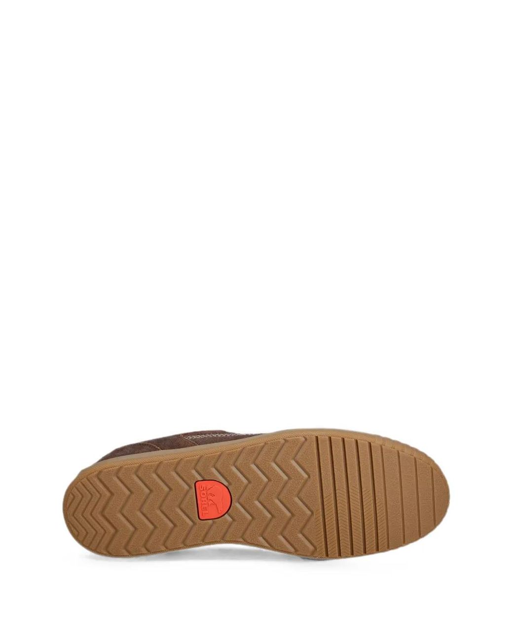 Sorel Brown Suede Contrast-Stitching Sneakers for men