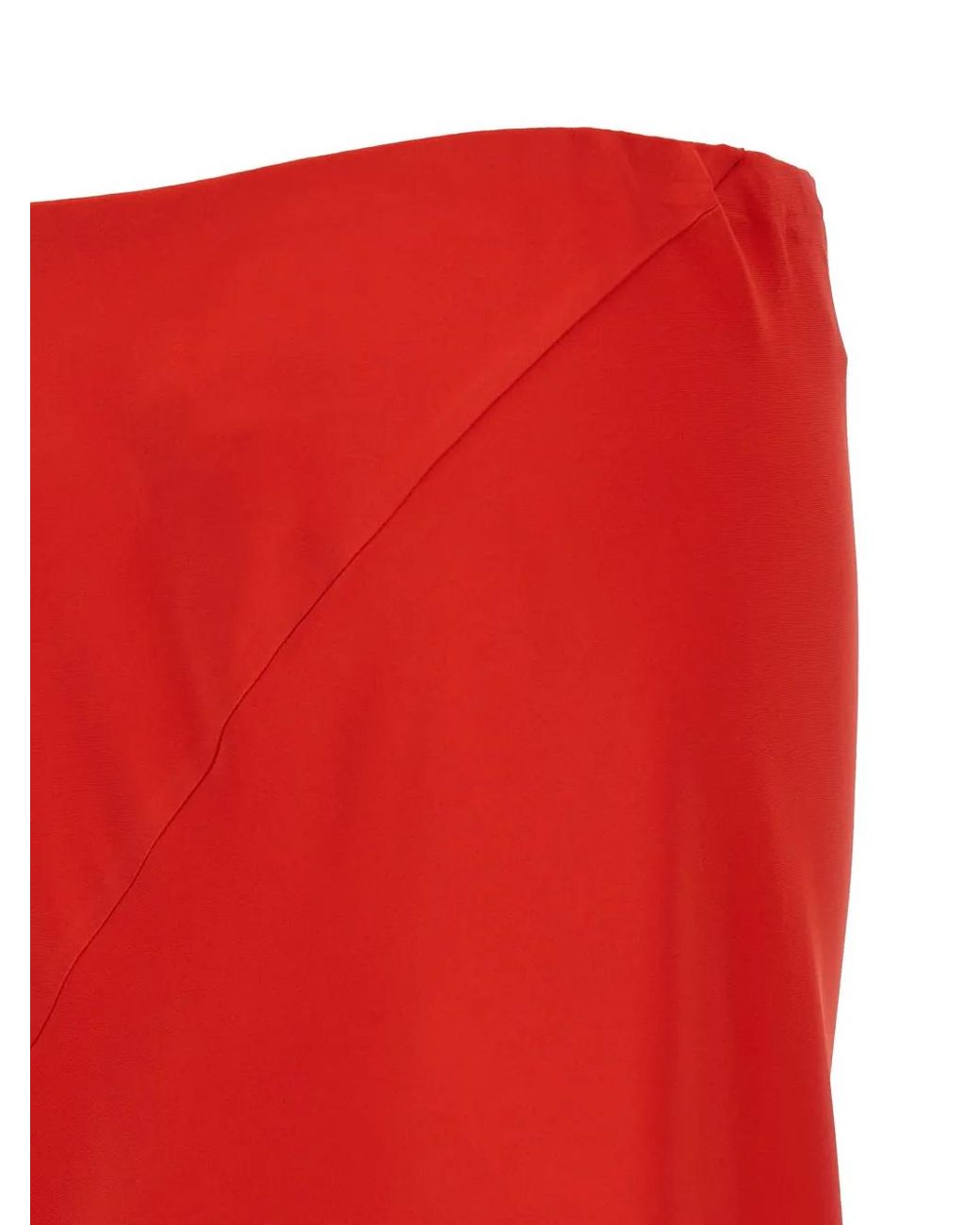 Ermanno Scervino Red Viscose Mini Skirt