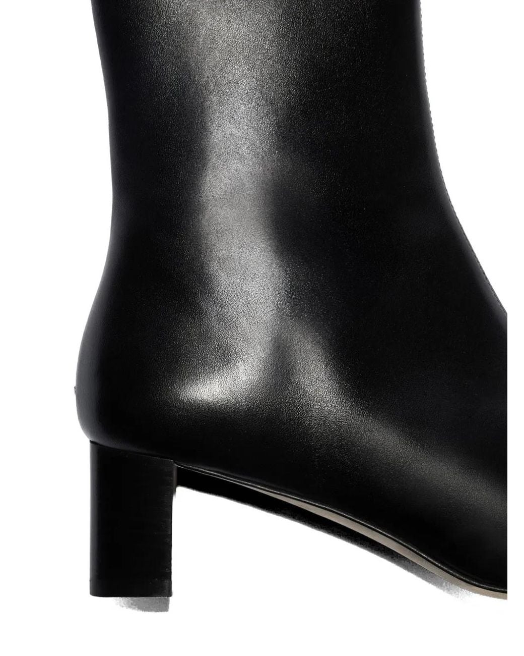 Aeyde Black Millie Square-Toe Boots