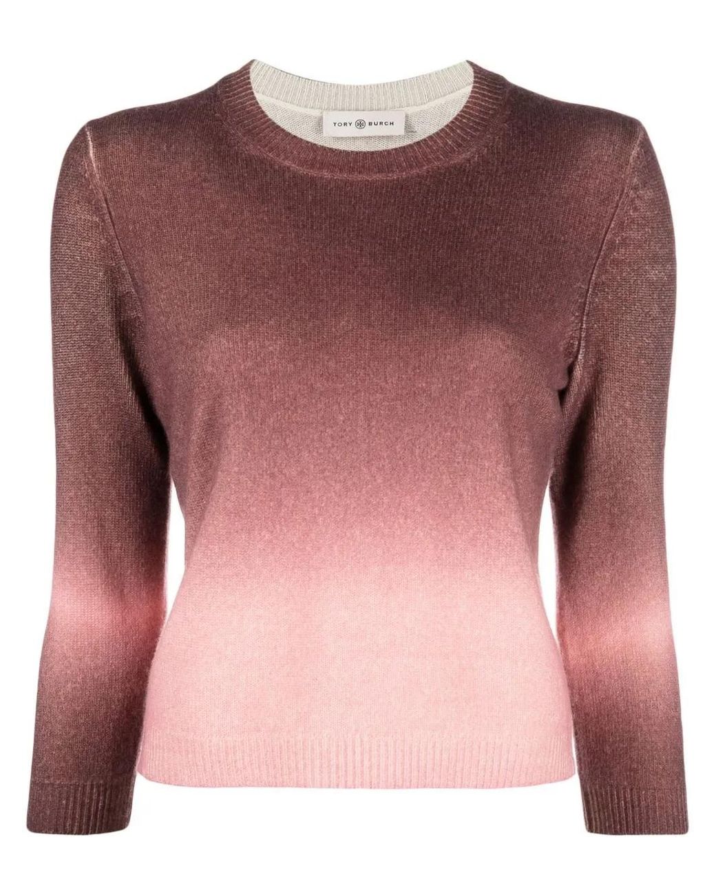 Jersey Con Efecto Degradado Tory Burch de color Red