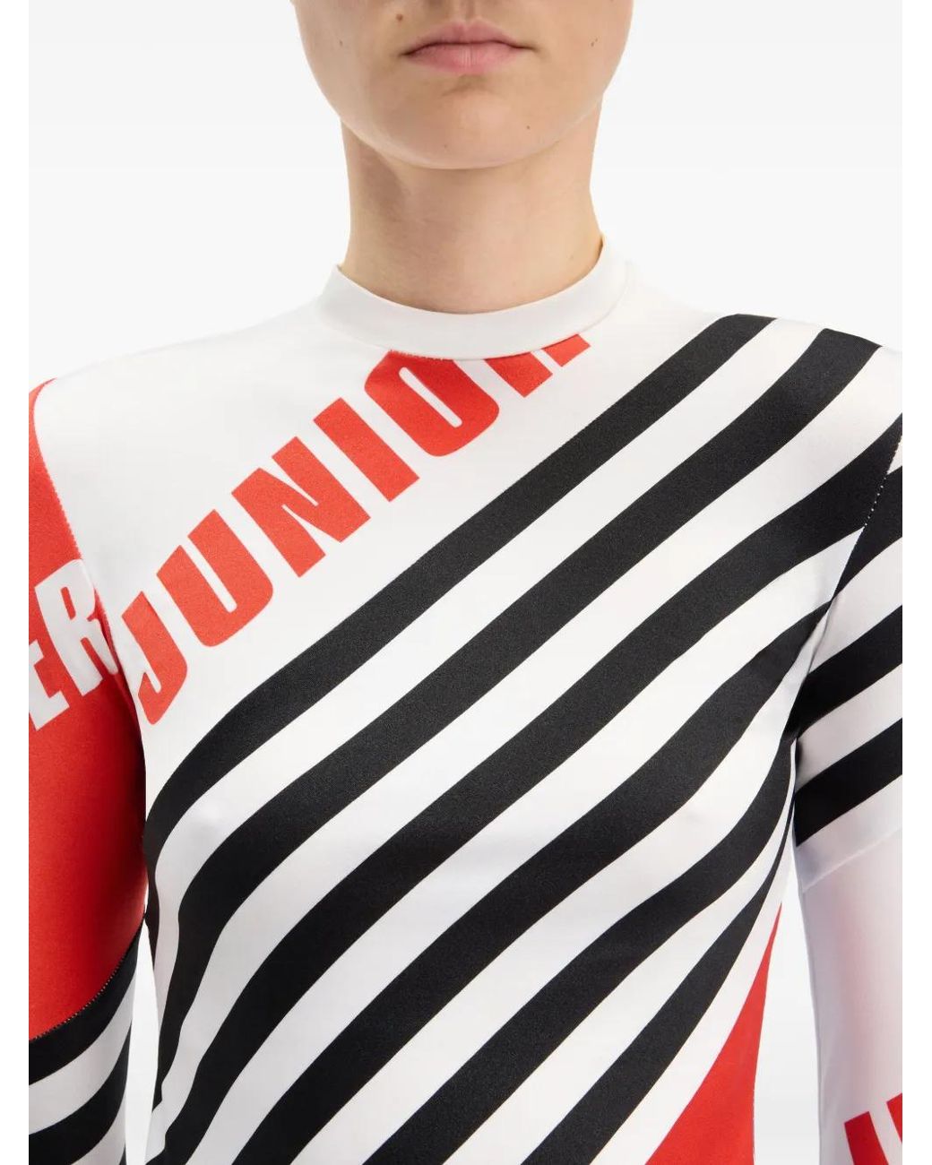 Jean Paul Gaultier Red Long-Sleeve Top