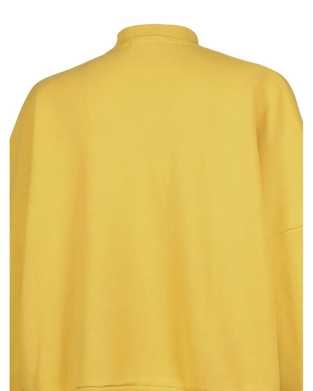 Willy Chavarria Yellow Os Chavantino Logo-Embroidered Sweatshirt for men