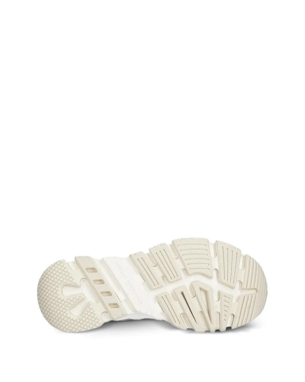 ARMANI EXCHANGE White Lace-Up Panelled Sneakers for men