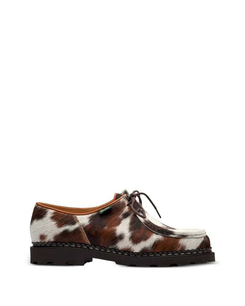 Paraboot Brown Michael Cowhide Derby Shoes for men
