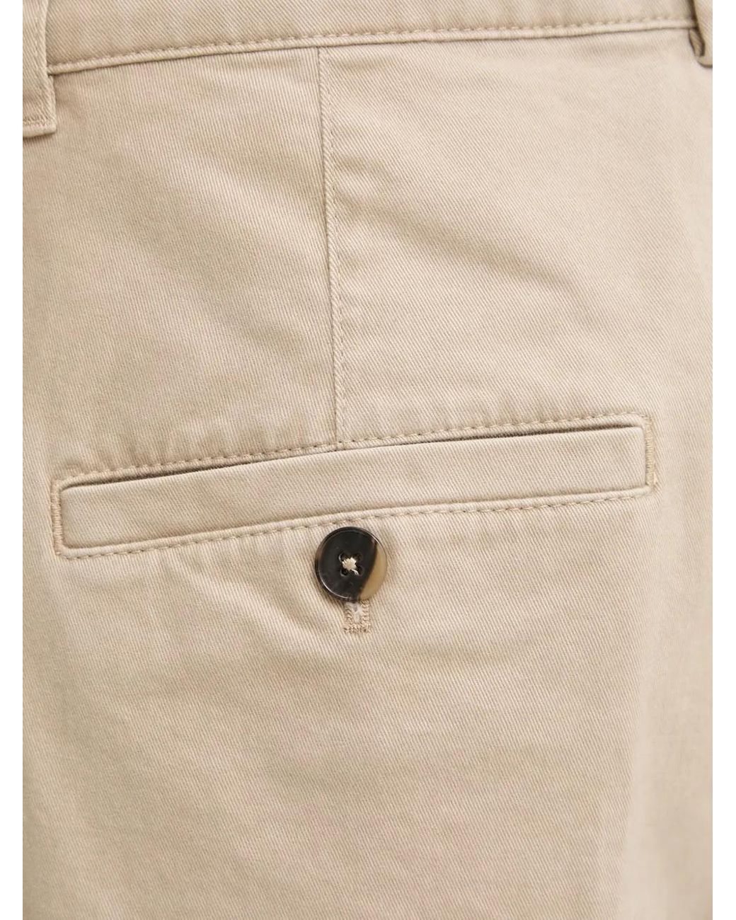 Marc O' Polo Natural Pressed-Crease Wide-Leg Trousers