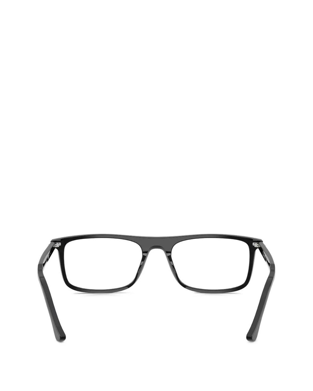 Ray-Ban Black Rectangle-Frame Glasses
