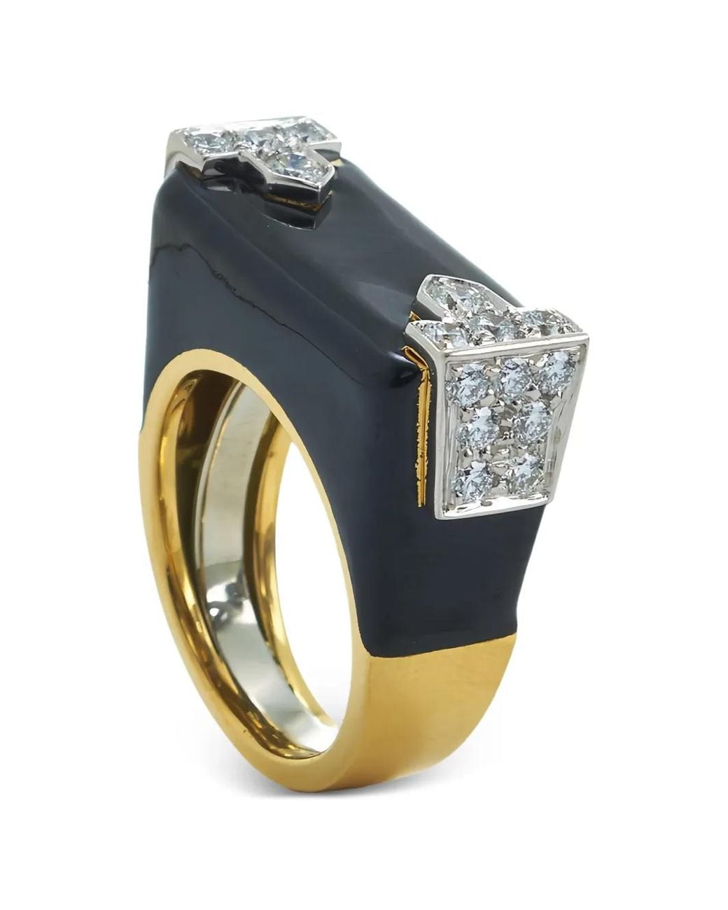 David Webb Blue Diamond Hero Ring