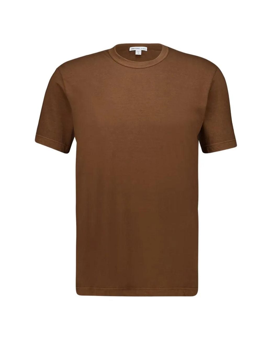 James Perse Brown T-Shirt À Col Rond for men