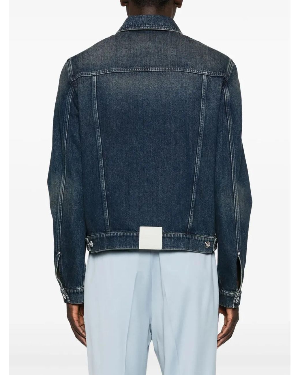 Veste avec patch Lanvin pour homme en coloris Blue