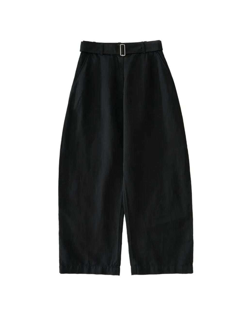 Studio Nicholson Black Chatto Belt-Loop Trousers