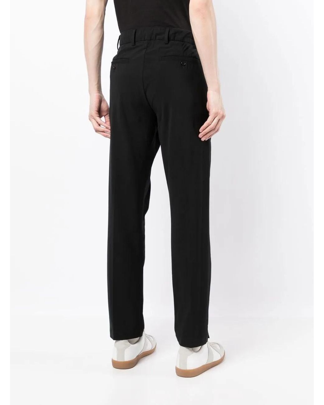 James Perse Black Straight-Leg Tailored Trousers for men