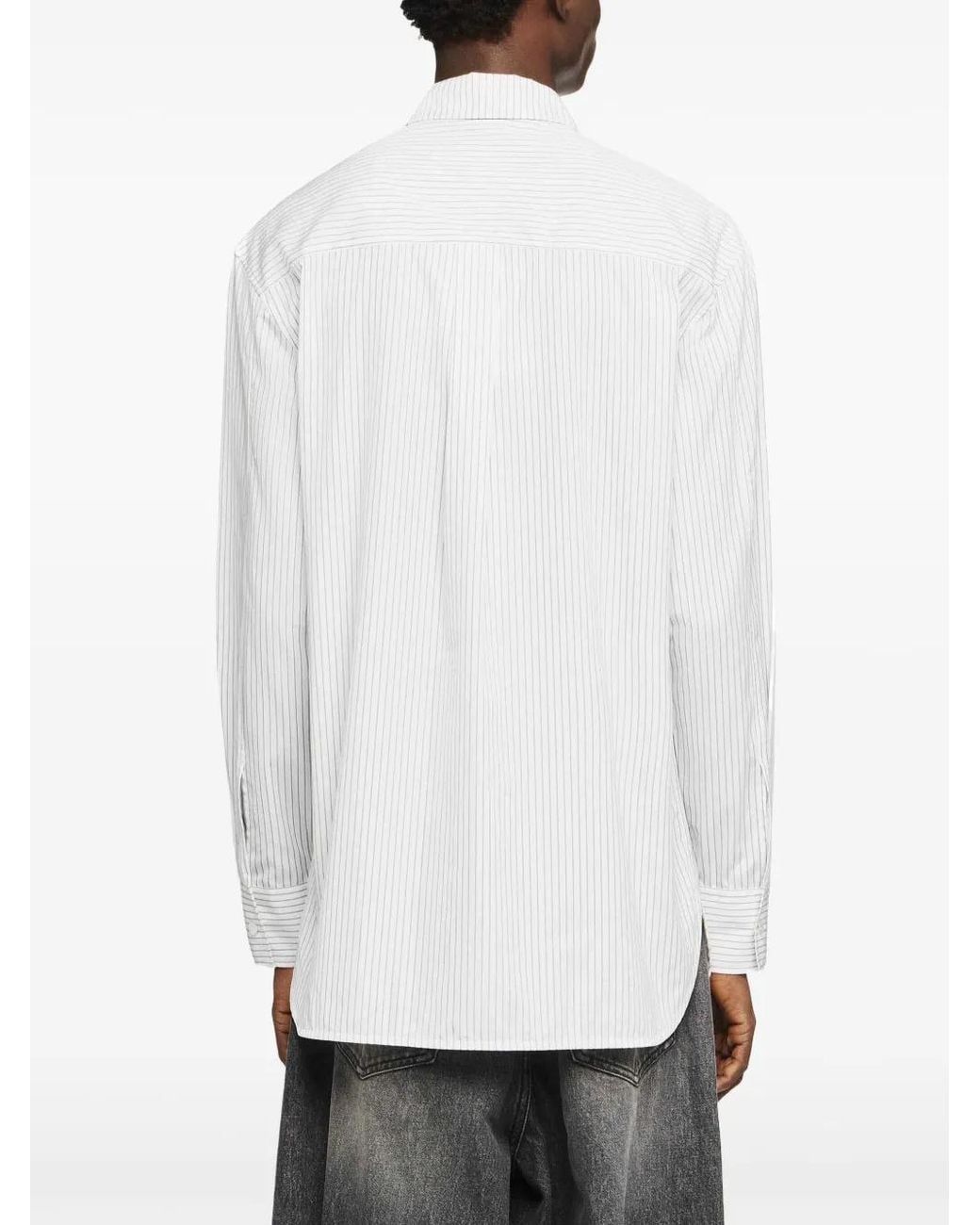 J.W. Anderson White Patch-Pocket Shirt for men