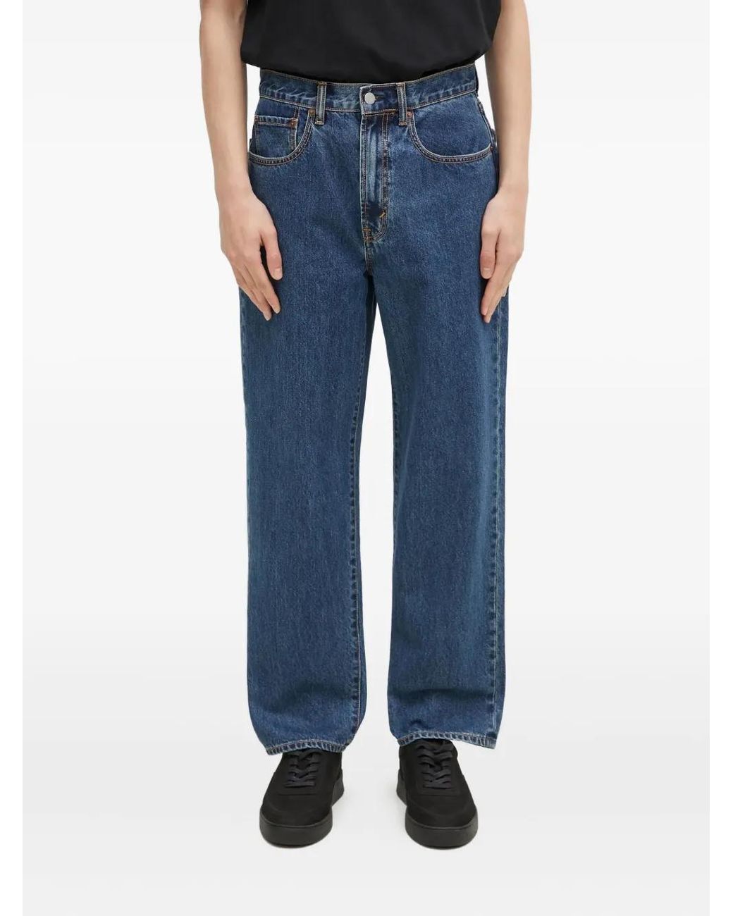 Thisisneverthat Blue Five-Pockets Jeans for men