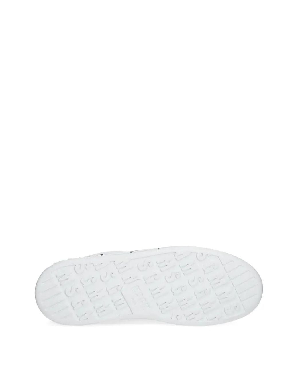 MSGM White Logo-Print Sneakers for men