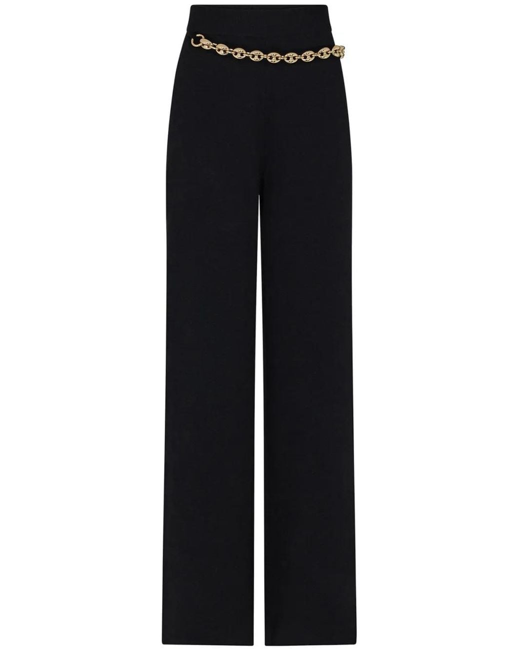 Rabanne Blue Wide Leg Trousers With Belt