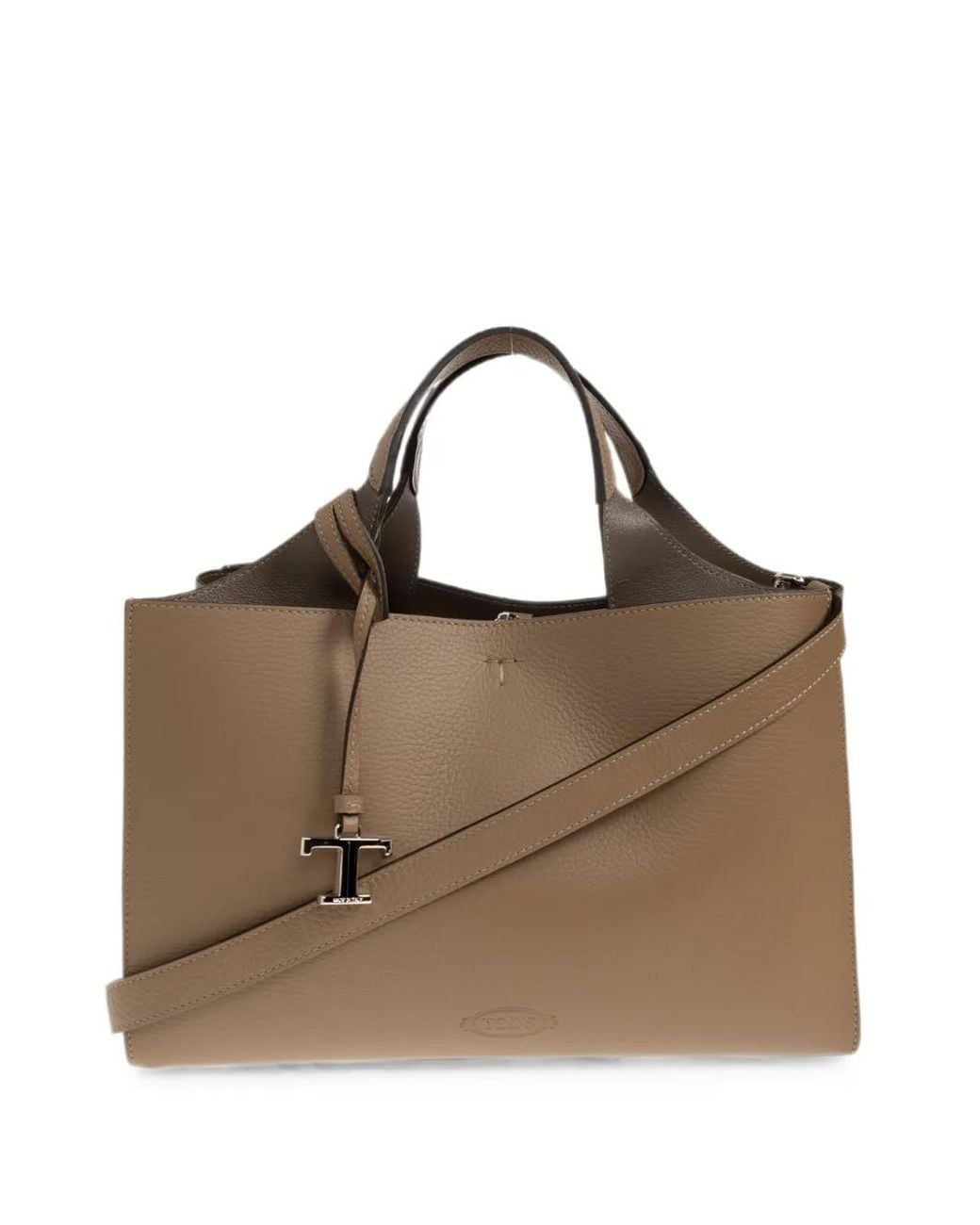Tod's Brown Leather Tote Bag