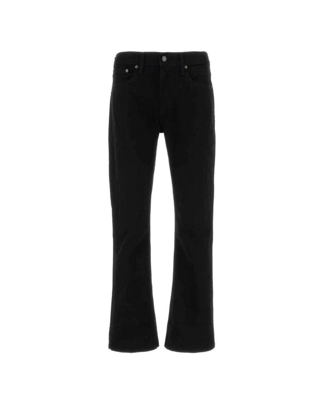 Levi's Black Logo-Patch Jeans for men