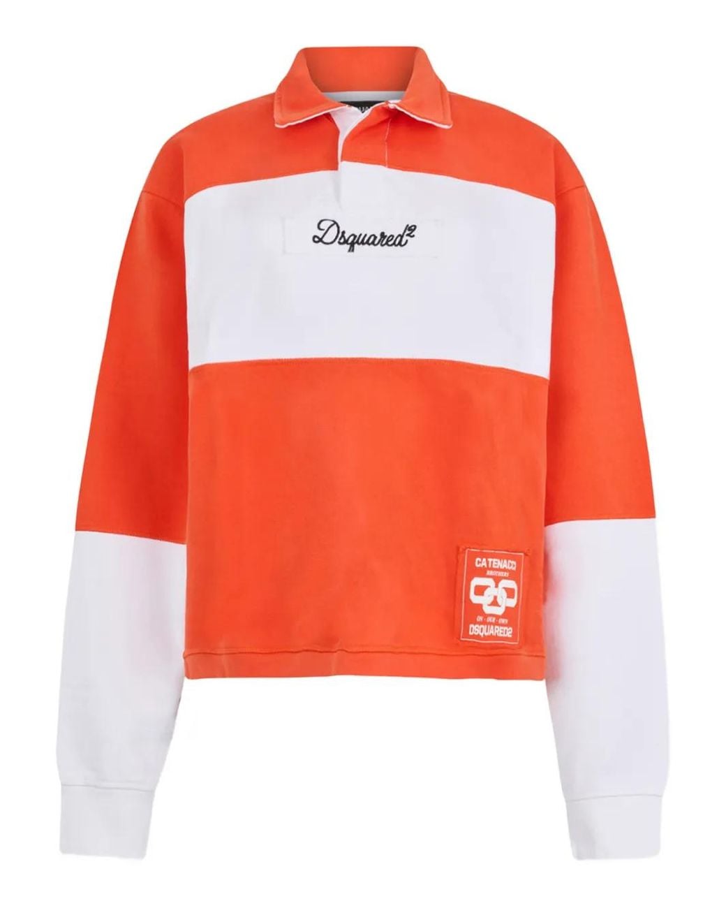 DSquared² Orange Polo Shirts